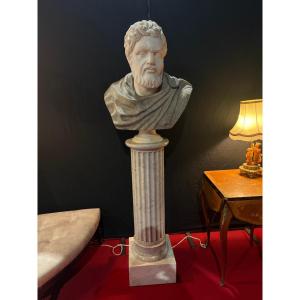 Antique-style Bust Representing A Gallo-roman 