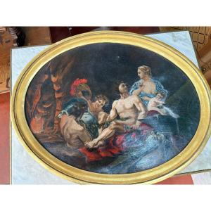 Oil On Canvas After François Boucher -