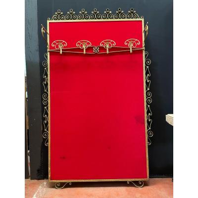Wrought Iron Entrance Cloakroom By Pier Luigi Colli, 1950's Italy.