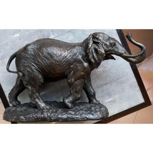 Bronze Elephant Sign