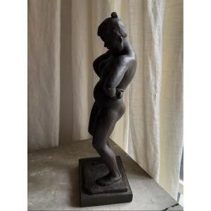 Plaster Cast Of Arthur Dupagne, African Dancer