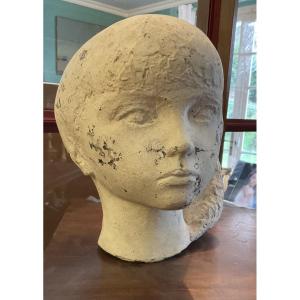 Plaster Head Of A Young Girl 