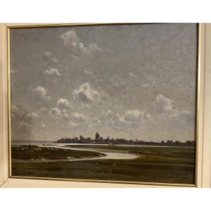 Sign By édouard Auguste Imer Le Crotoy