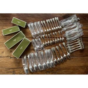 48-piece Christofle Marly Pattern