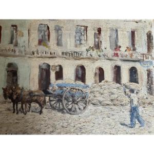 Exodus In 1943 Oil On Canvas