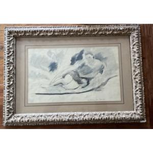 Pen And Black Ink Wash By Dunoyer De Segonzac