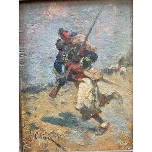 Zouave By Alphonse Chigot H Sp