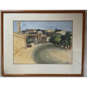 Five Watercolors From Italy By Maurice Savin