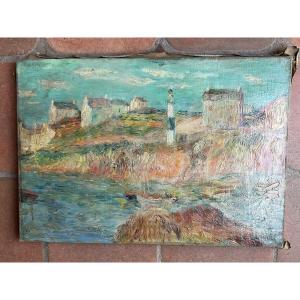 Vivre Côte Bretonne Oil On Canvas