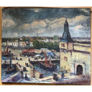 Concarneau Oil On Canvas