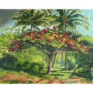 Tahiti By Lemaitre Leroux Large Canvas