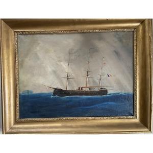 Oil On Canvas By Ch. Dubreuil