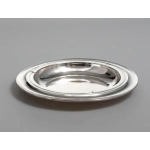 1x Emmy Roth Bauhaus 900 Silver Dessert Bowl, Berlin 1926/28 Germany - Dessert Plate