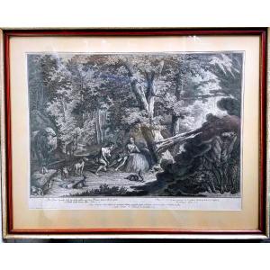 Ridinger, Johann Elias: (ulm 1698-1767 Augsburg, Germany) Paradise Or Creation And Ch