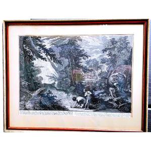 Ridinger, Johann Elias: (ulm 1698-1767 Augsburg, Germany) Paradise Or Creation And Ch