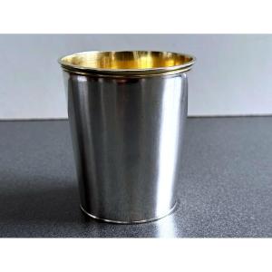 Smooth Silver Goblet, Partially Gilded — Germany, Circa 1780–1810