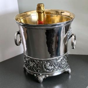 Important Champagne Or Wine Cooler By Peter Bruckmann & Söhne, Heilbronn, Circa 1900
