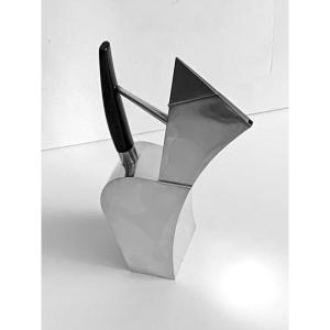 Frederick A. Miller, Mocha Pot, Modern 925 Silver Coffee Pot, United States, 20th Century