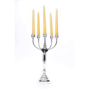 Georg Jensen Candelabra N° 474. Johan Rohde, Sterling Silver, Copenhagen 1925-1932