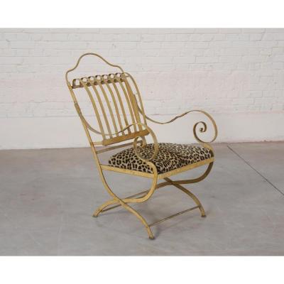 Wrought Iron Armchair