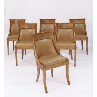 Set Of 6 Gondola Chairs