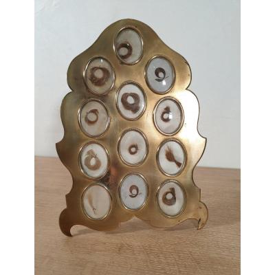 Nineteenth Reliquary Hair Frame