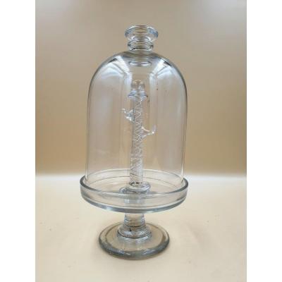 Normand Baguier On Glass Pedestal - Early XIXth