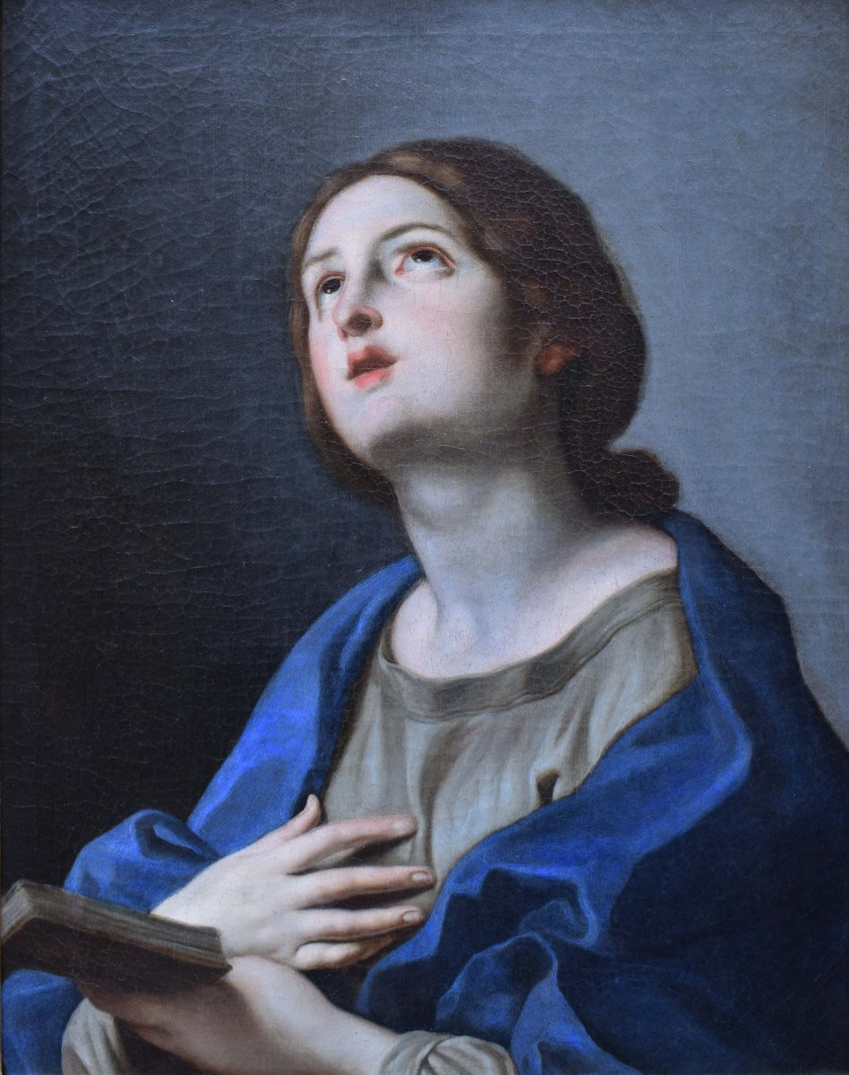 Madonna orante di Carlo Cignani dipinto della fine del XVII secolo-photo-2