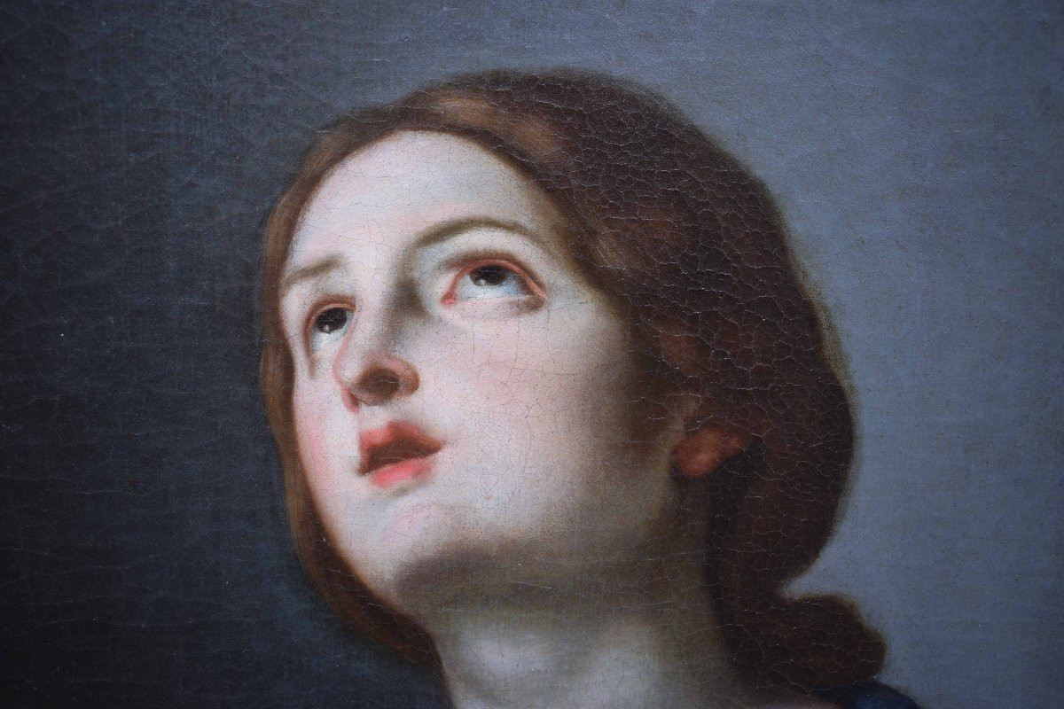 Madonna orante di Carlo Cignani dipinto della fine del XVII secolo-photo-3