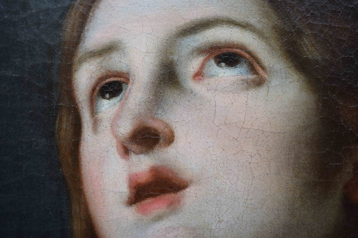 Madonna orante di Carlo Cignani dipinto della fine del XVII secolo-photo-4