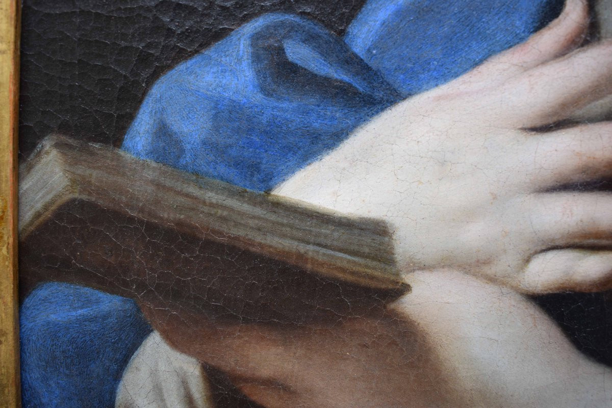 Madonna orante di Carlo Cignani dipinto della fine del XVII secolo-photo-4