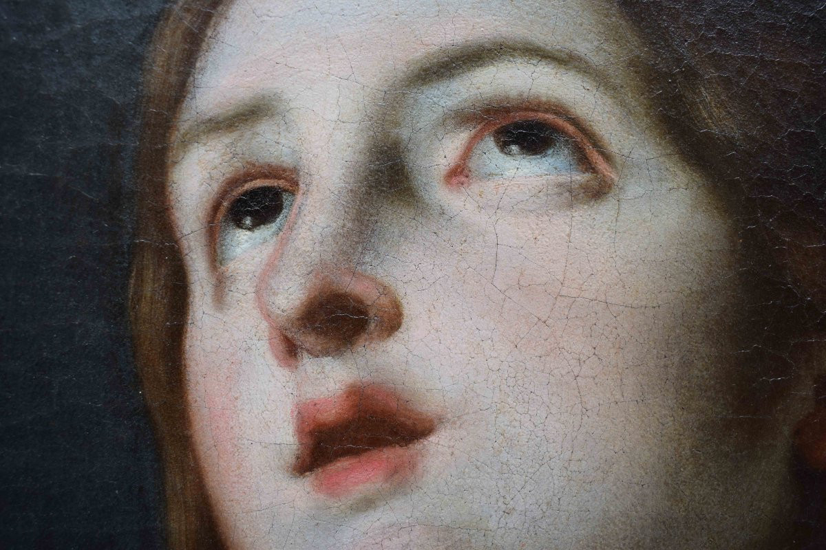 Madonna orante di Carlo Cignani dipinto della fine del XVII secolo-photo-6