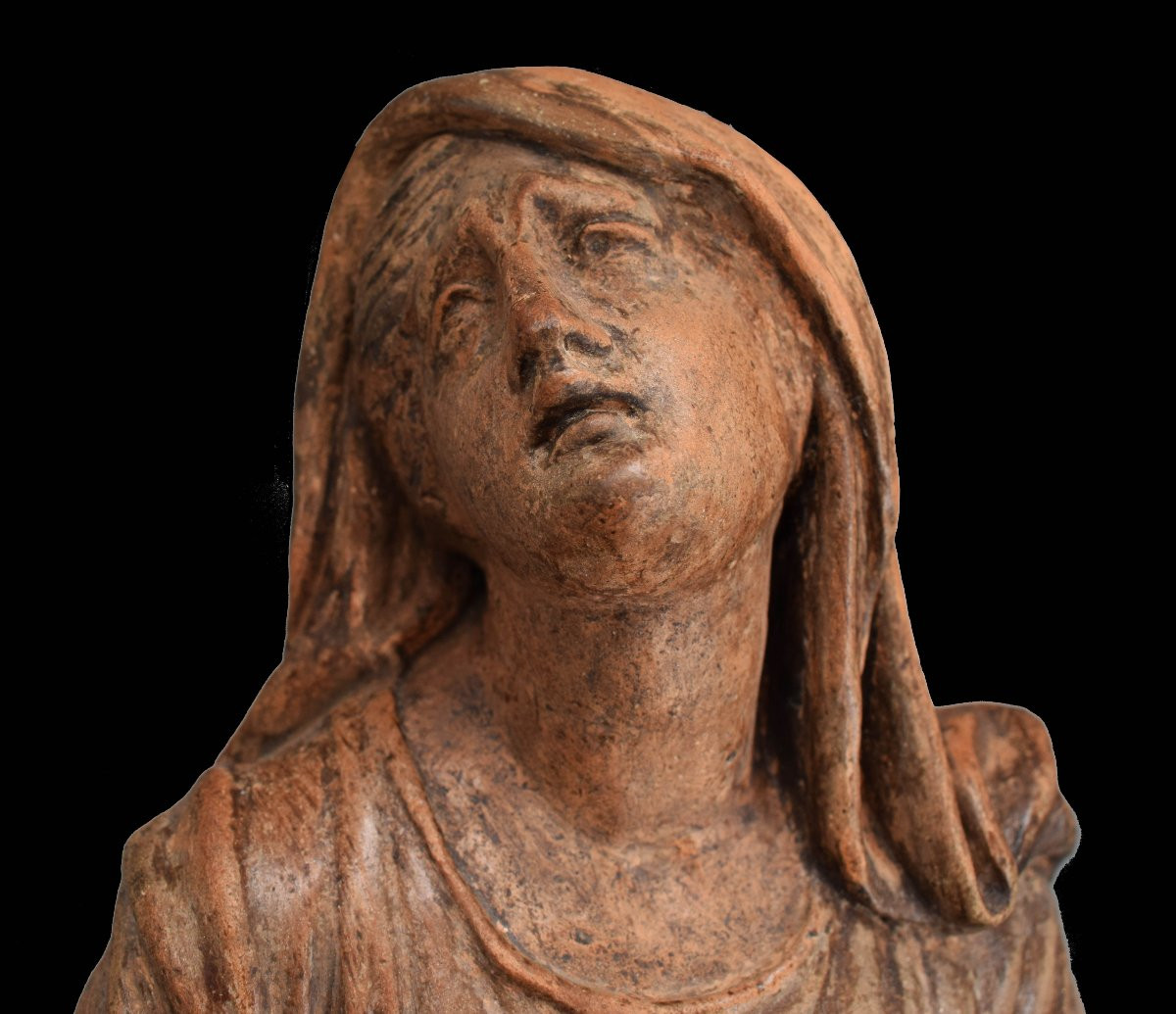 Pietà – Scultura in terracotta emiliana del XVIII secolo, Attribuita a Giuseppe Maria Mazza -photo-2