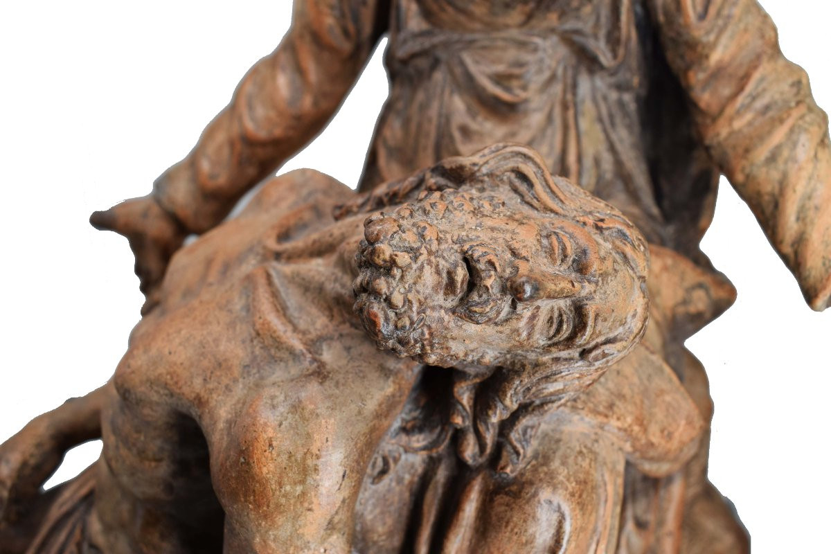 Pietà – Scultura in terracotta emiliana del XVIII secolo, Attribuita a Giuseppe Maria Mazza -photo-5