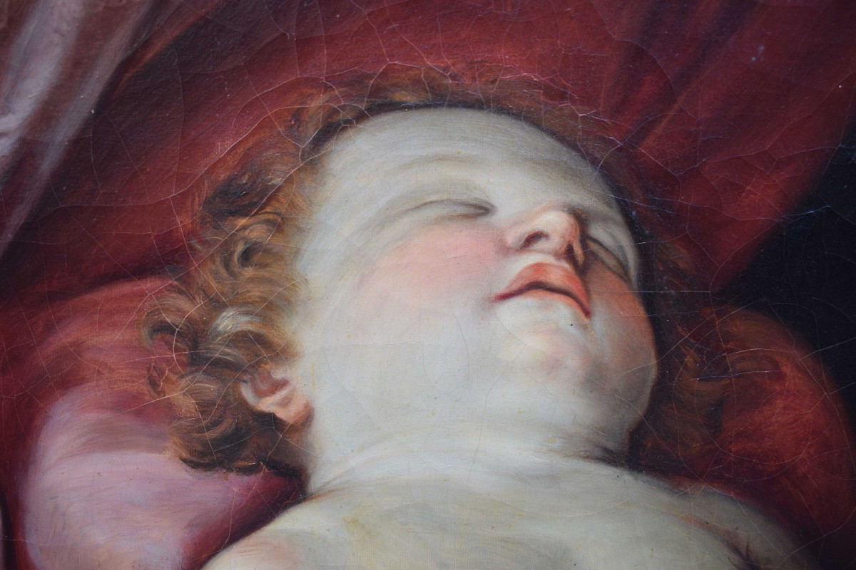 Madonna con il Bambino da Guido Reni, dipinto  XIX secolo-photo-2