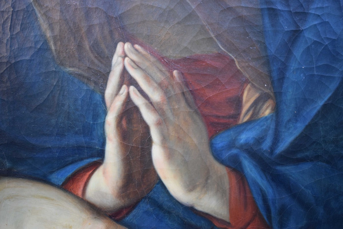 Madonna con il Bambino da Guido Reni, dipinto  XIX secolo-photo-4
