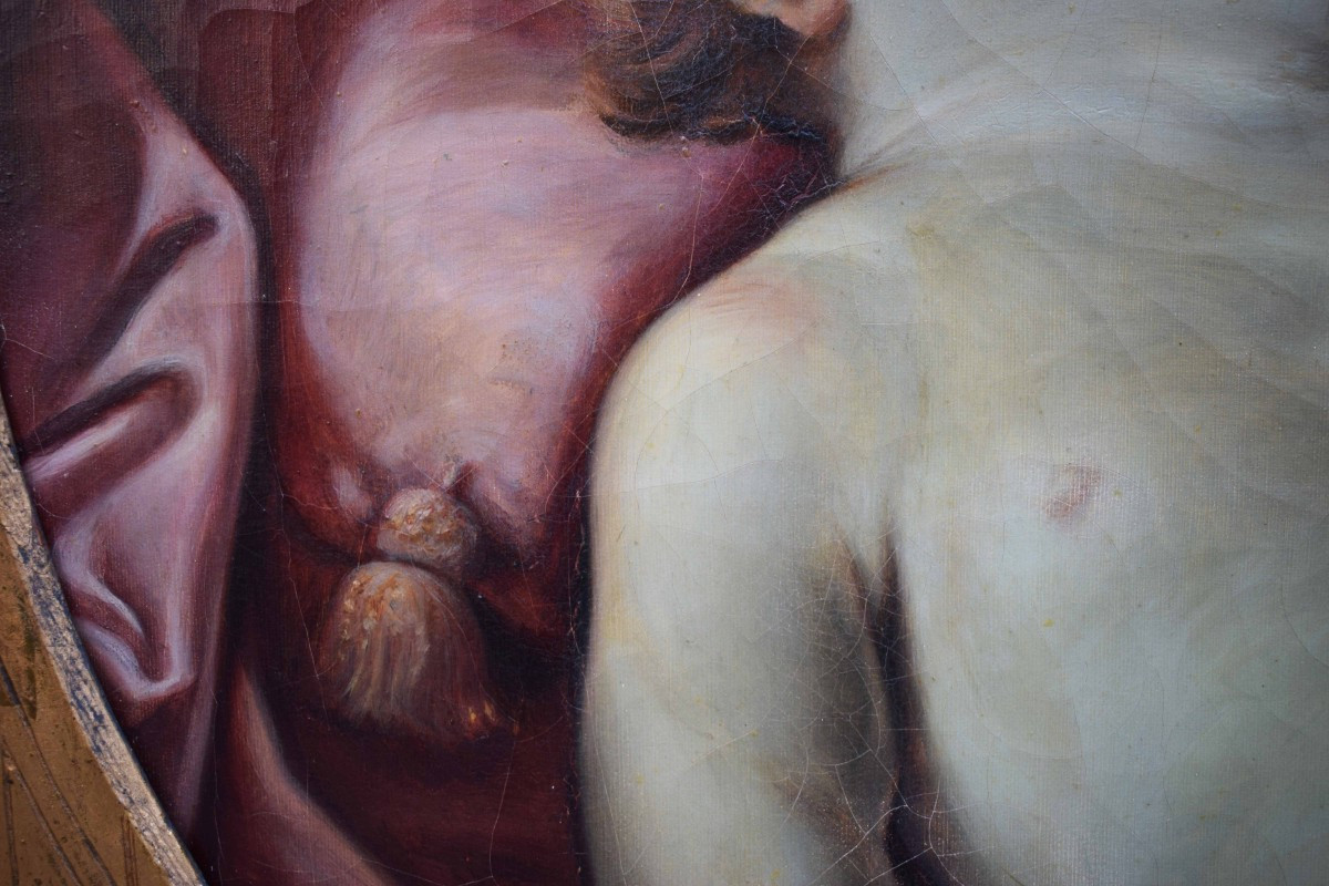 Madonna con il Bambino da Guido Reni, dipinto  XIX secolo-photo-5