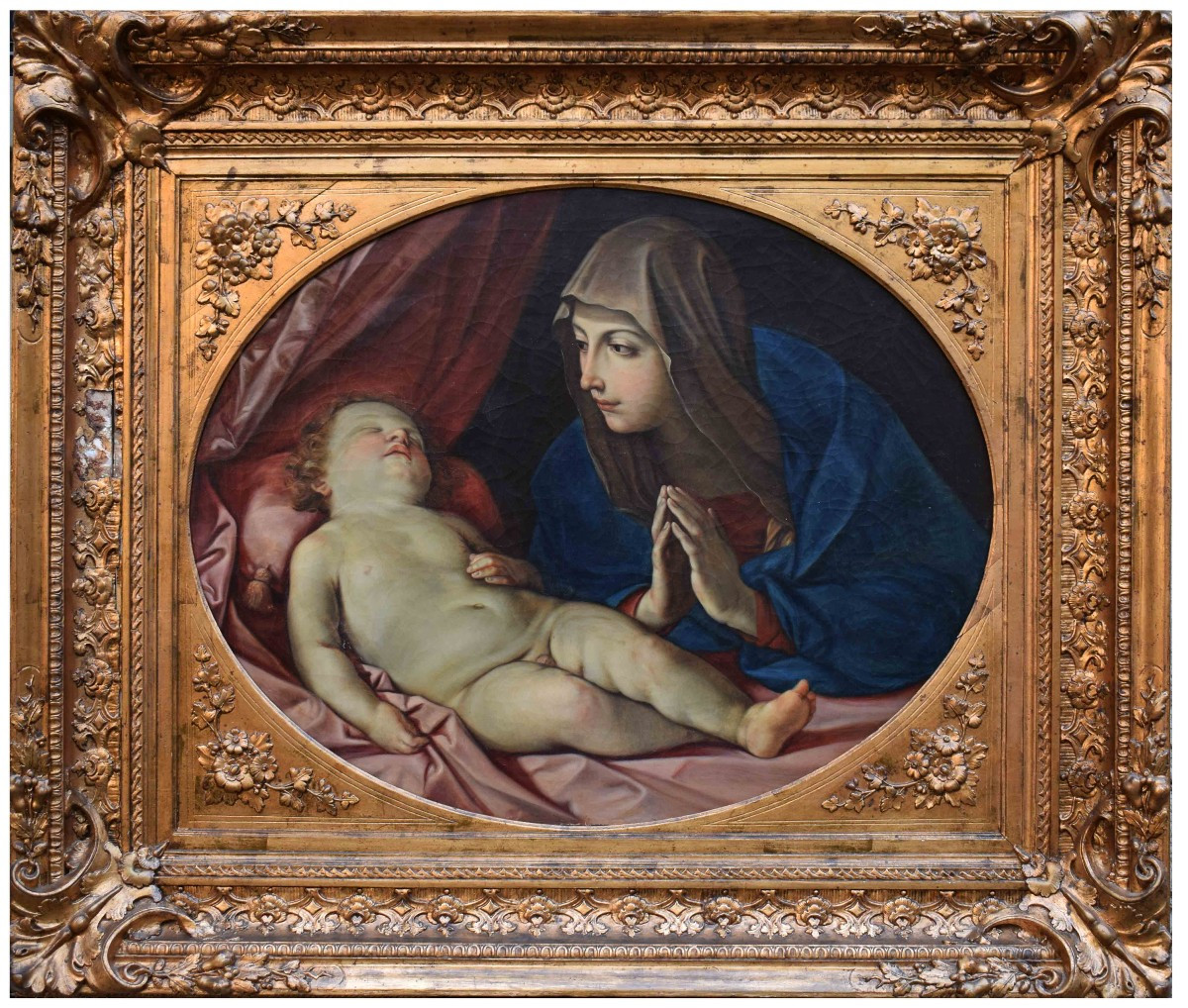 Madonna con il Bambino da Guido Reni, dipinto  XIX secolo