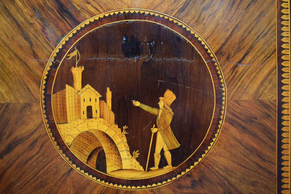 Coppia di Comodini Luigi XVI - Lombardia, Fine XVIII Secolo-photo-3