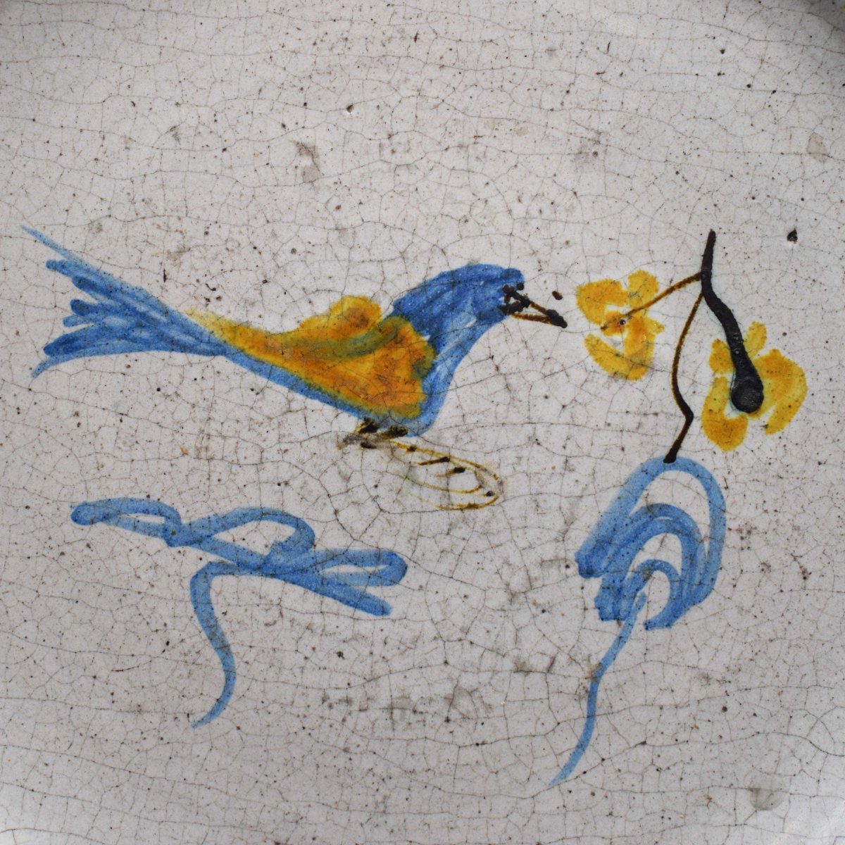 Piatto "bacile" in maiolica - Cerreto Sannita (attrib.), XVIII secolo-photo-7