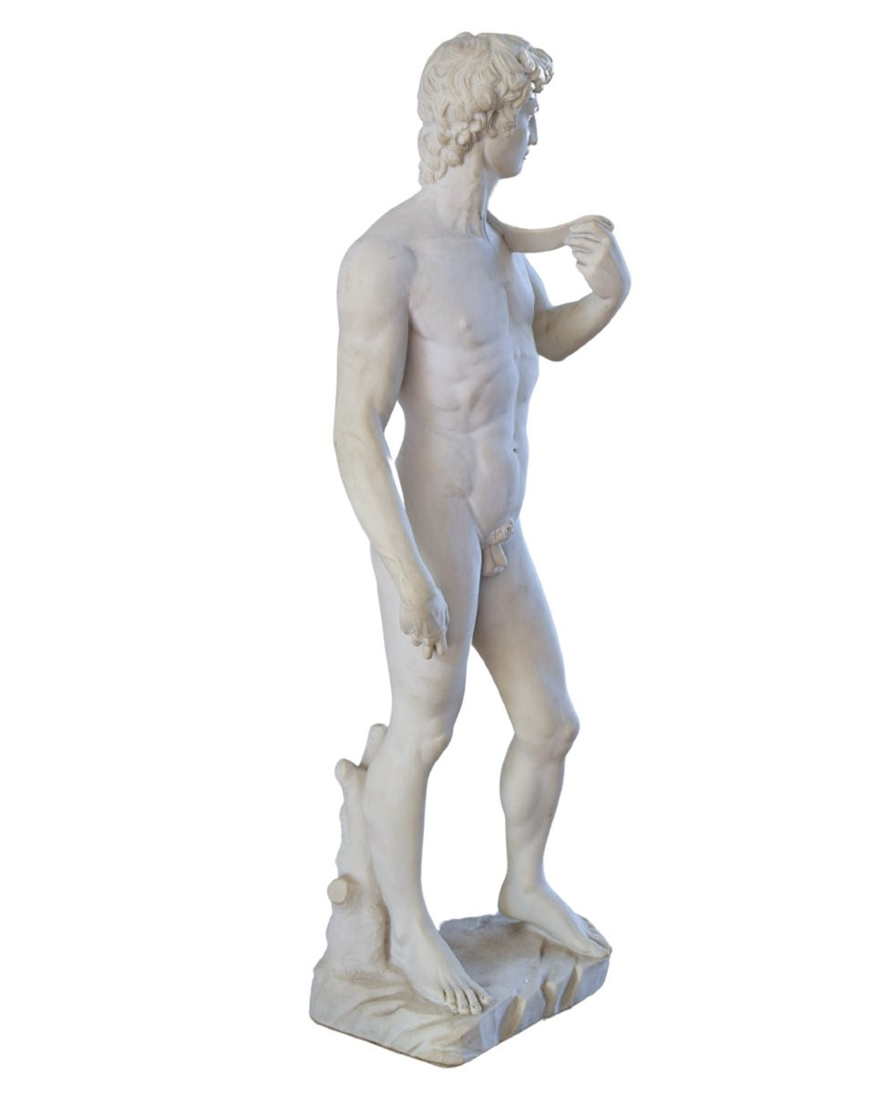 Riproduzione in polvere di marmo del David di Michelangelo - Dal Torrione-photo-2
