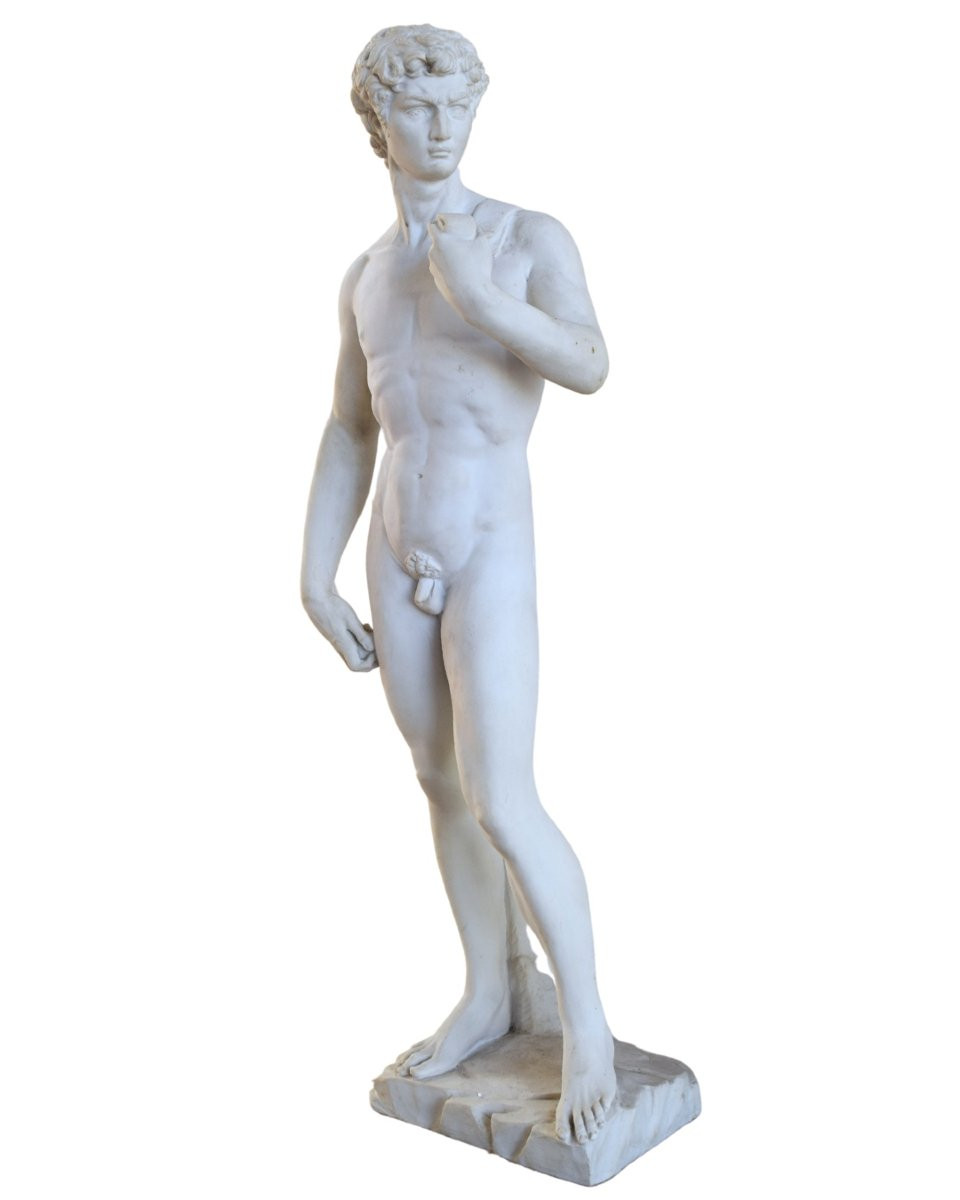 Riproduzione in polvere di marmo del David di Michelangelo - Dal Torrione-photo-3
