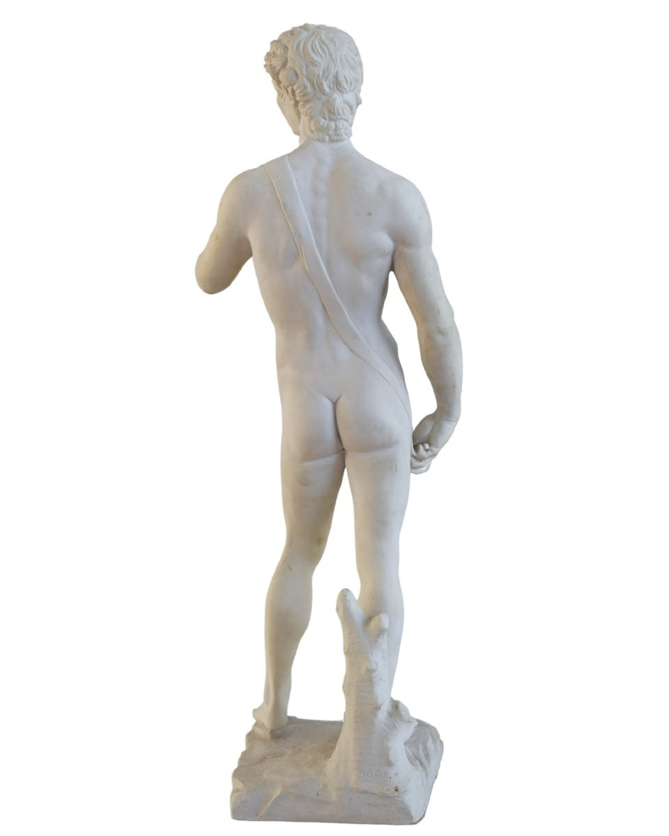 Riproduzione in polvere di marmo del David di Michelangelo - Dal Torrione-photo-1