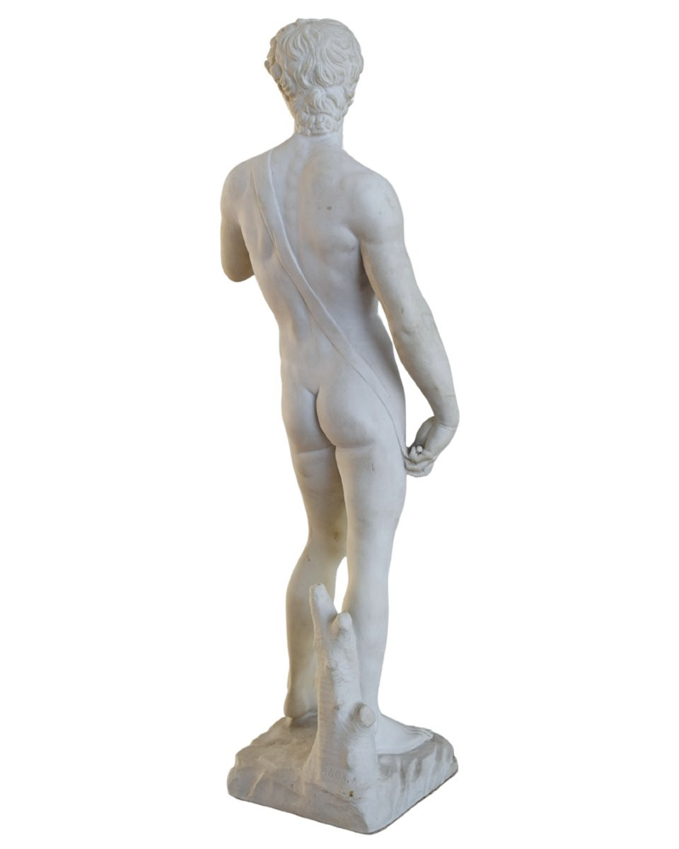 Riproduzione in polvere di marmo del David di Michelangelo - Dal Torrione-photo-2