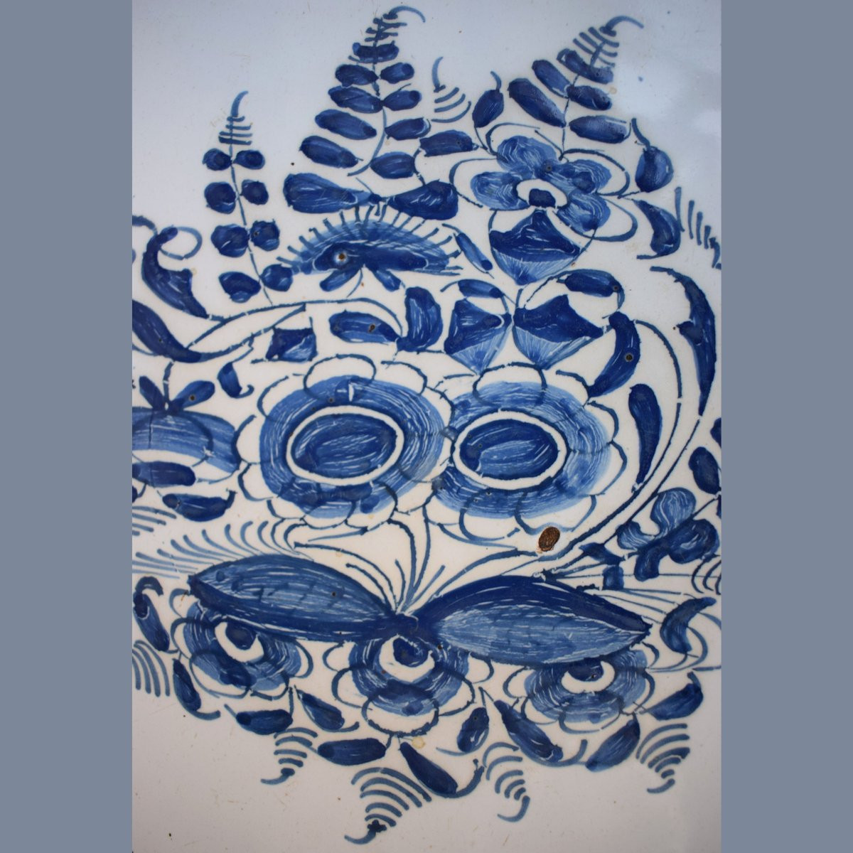 Piatto da parata in maiolica della manifattura Antonibon, Nove di Bassano, XVIII secolo-photo-3