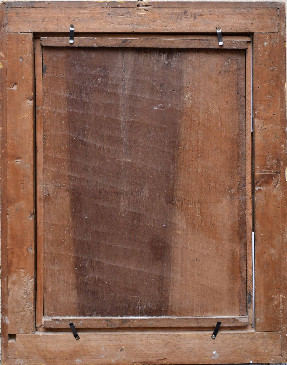 Dipinto su tavola fine XVI secolo Cristo alla colonna Scuola veneta-photo-2
