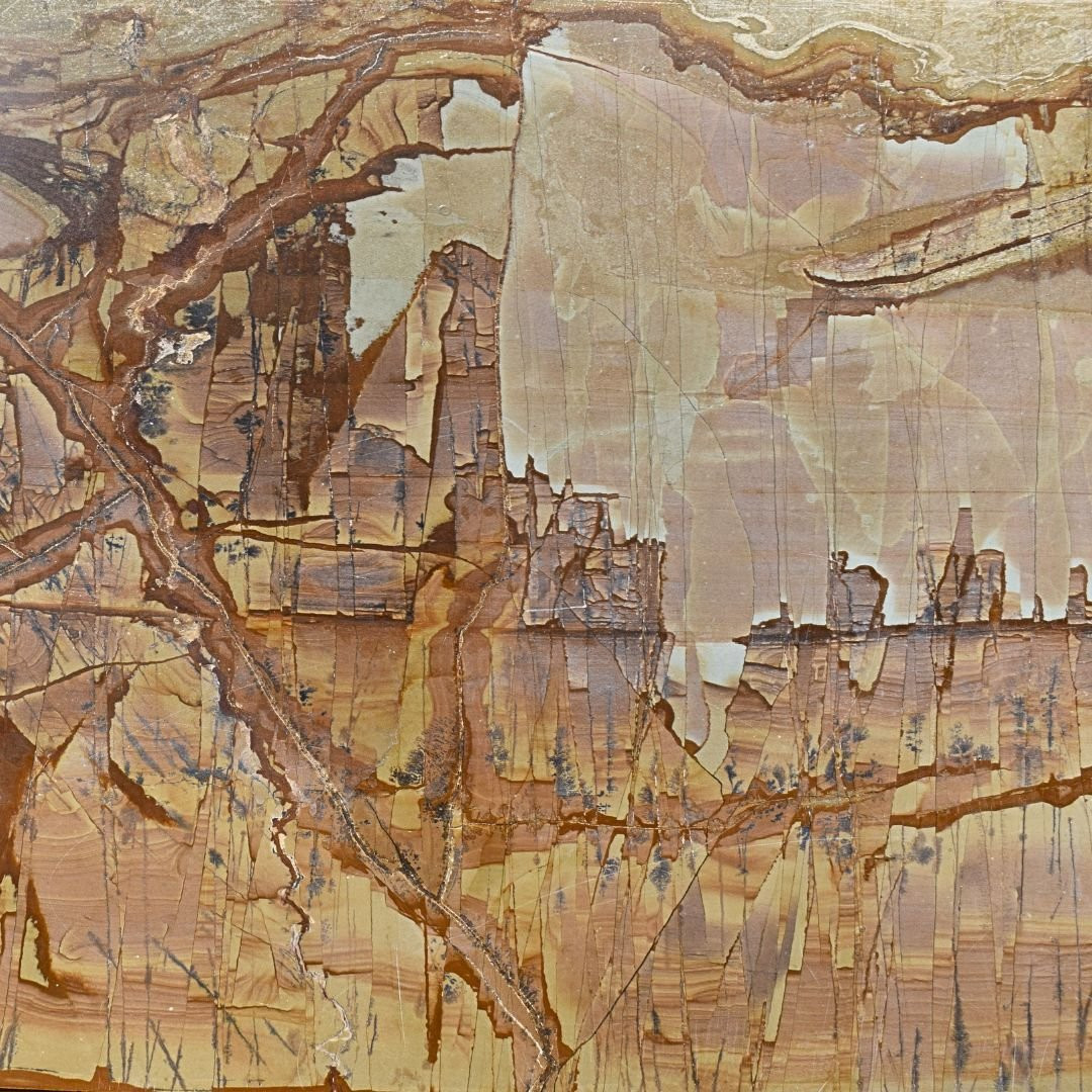 Coppia di Pietre Paesine incorniciate – Toscana, XVIII secolo-photo-3