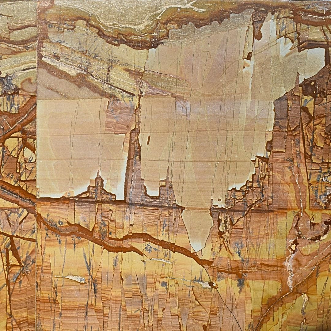 Coppia di Pietre Paesine incorniciate – Toscana, XVIII secolo-photo-3