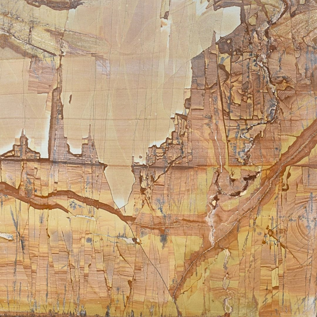 Coppia di Pietre Paesine incorniciate – Toscana, XVIII secolo-photo-6