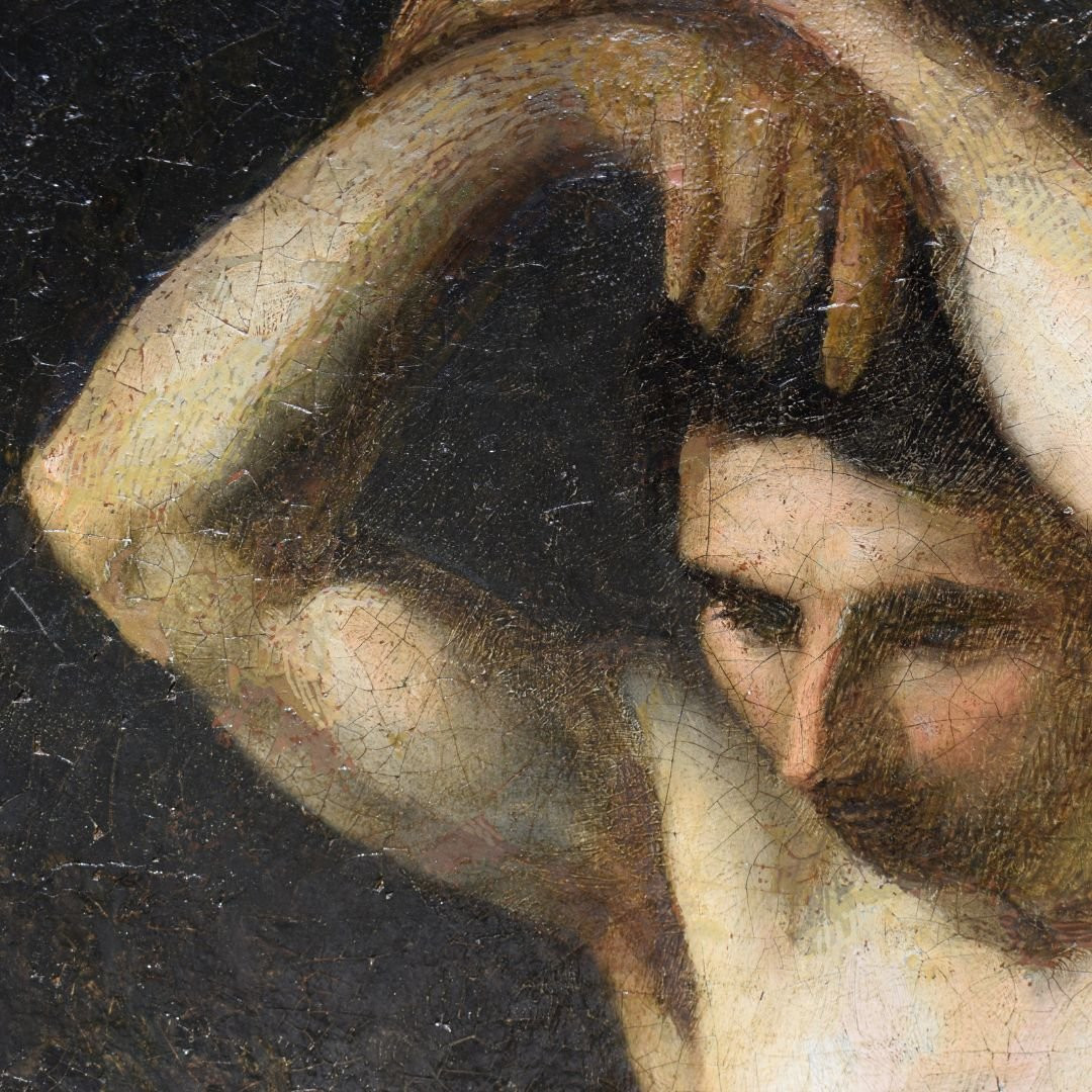 Nudo maschile - Scuola emiliana del XVIII secolo-photo-3